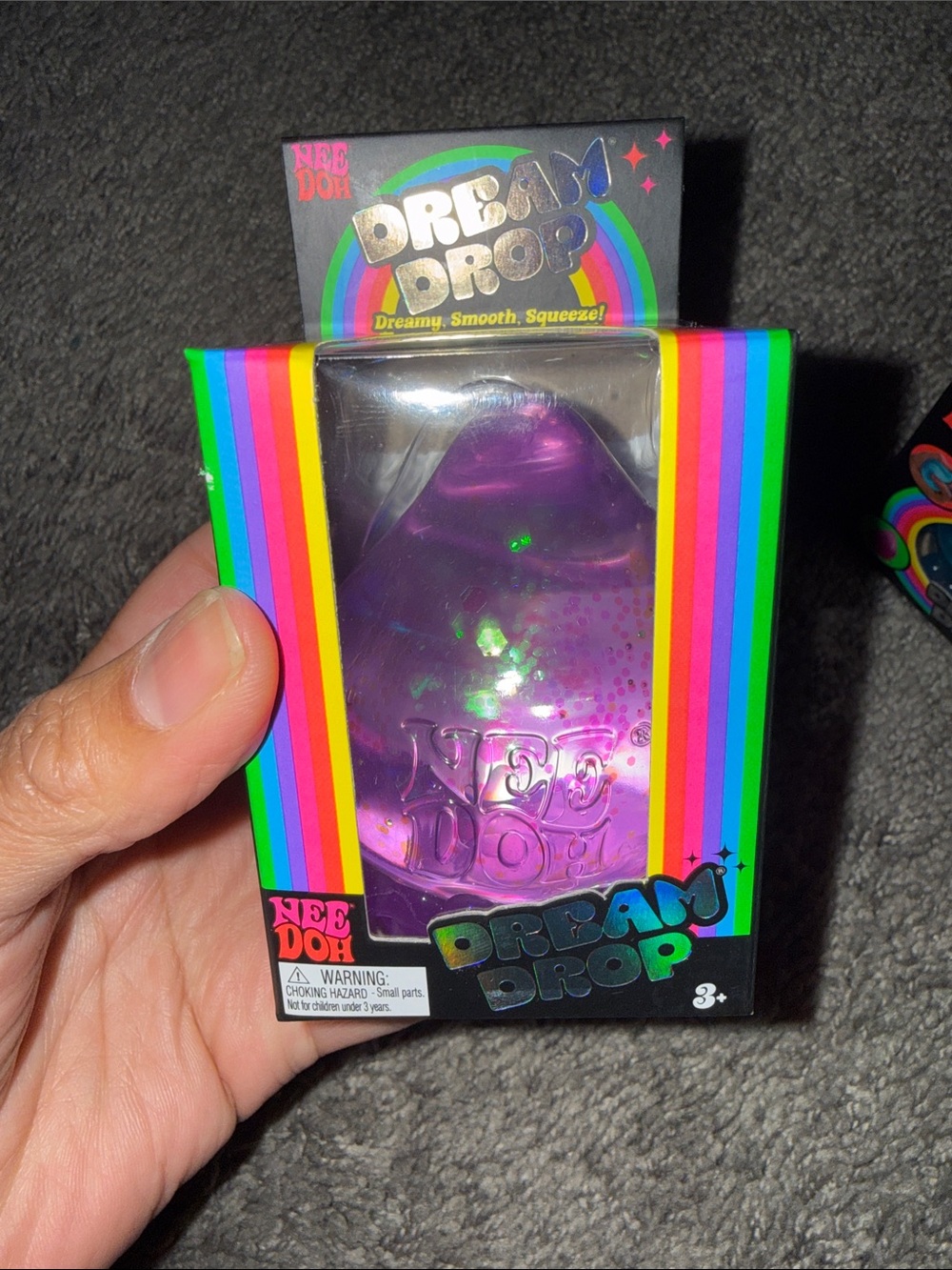 NeeDoh Dream Drop Purple Sensory Stress Toy